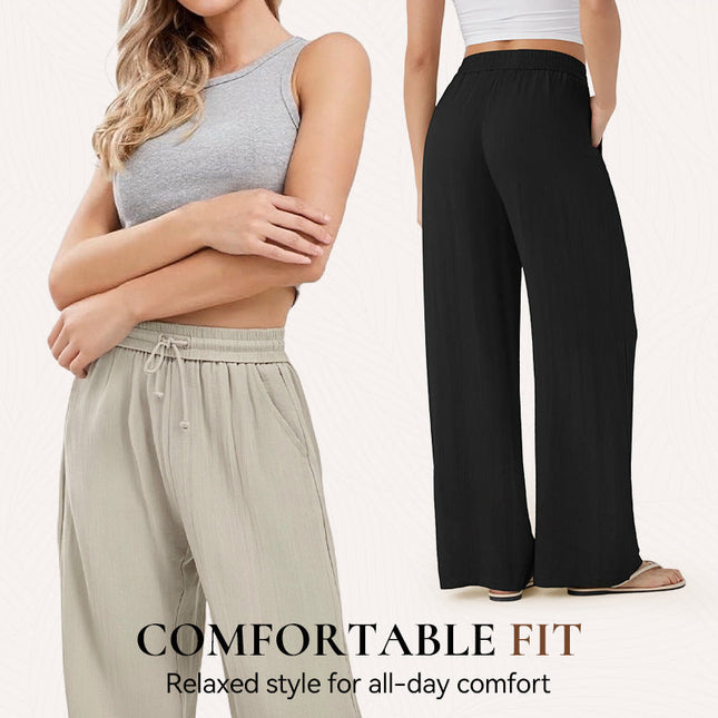 Lightweight Summer Drawstring Pants – Relaxed Fit