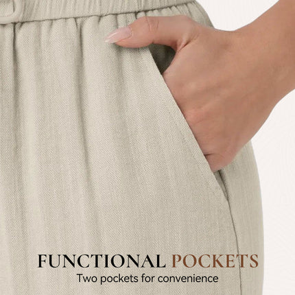 Lightweight Summer Drawstring Pants – Relaxed Fit