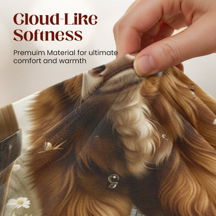 Highland Cow Fleece Blanket | Soft, Cute & Cozy All Season