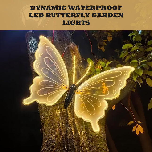 Dynamic Waterproof LED Butterfly Garden Lights