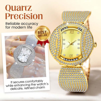 Women’s Elegant Sparkling Rhinestone Quartz Watch